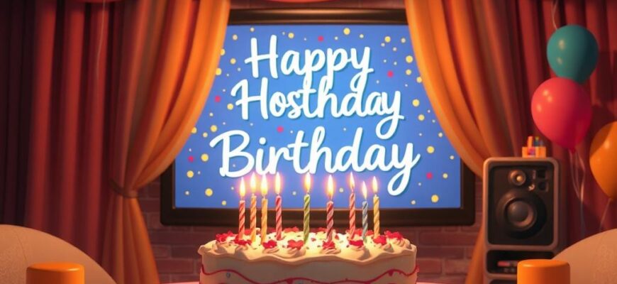 День рождения как ТВ-шоу: праздник по сценарию от goodnight.show